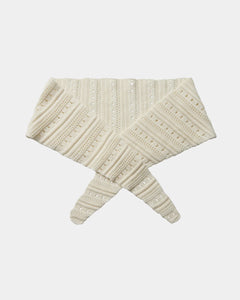 SOFIE SCHNOOR, DINA SCARF OFFWHITE