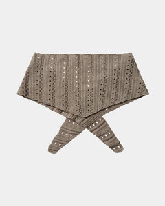 SOFIE SCHNOOR DINA SCARF LIGHT BROWN