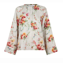 Indlæs billede til gallerivisning TAPIS NOIR, DANIELLE SILK TOP - WHITE
