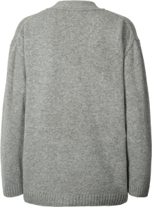 GAI & LISVA, EDITH LAMBSWOOL CARDIGAN GREY
