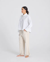 Indlæs billede til gallerivisning GAI &amp; LISVA, FLORA POPLIN SHIRT WHITE