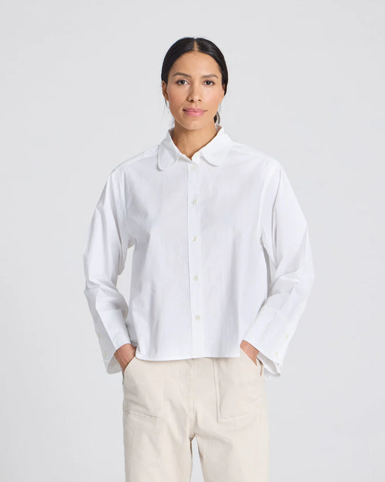 GAI & LISVA, FLORA POPLIN SHIRT WHITE