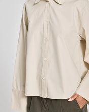 Indlæs billede til gallerivisning GAI &amp; LISVA, FLORA POPLIN SHIRT, ANCIENT GREY