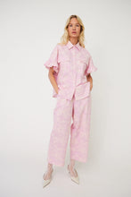 Indlæs billede til gallerivisning CRAS, FLOWER PANTS PINK STRIPE