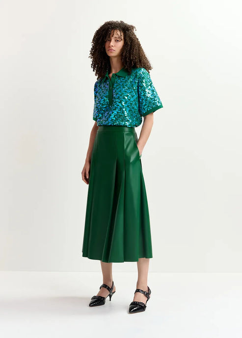 ESSENTIEL ANTWERP, GEEUW SKIRT GREEN