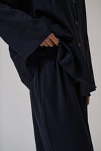 Indlæs billede til gallerivisning ANNE MI, HAZY STRAIGHT PANT, DARK NAVY