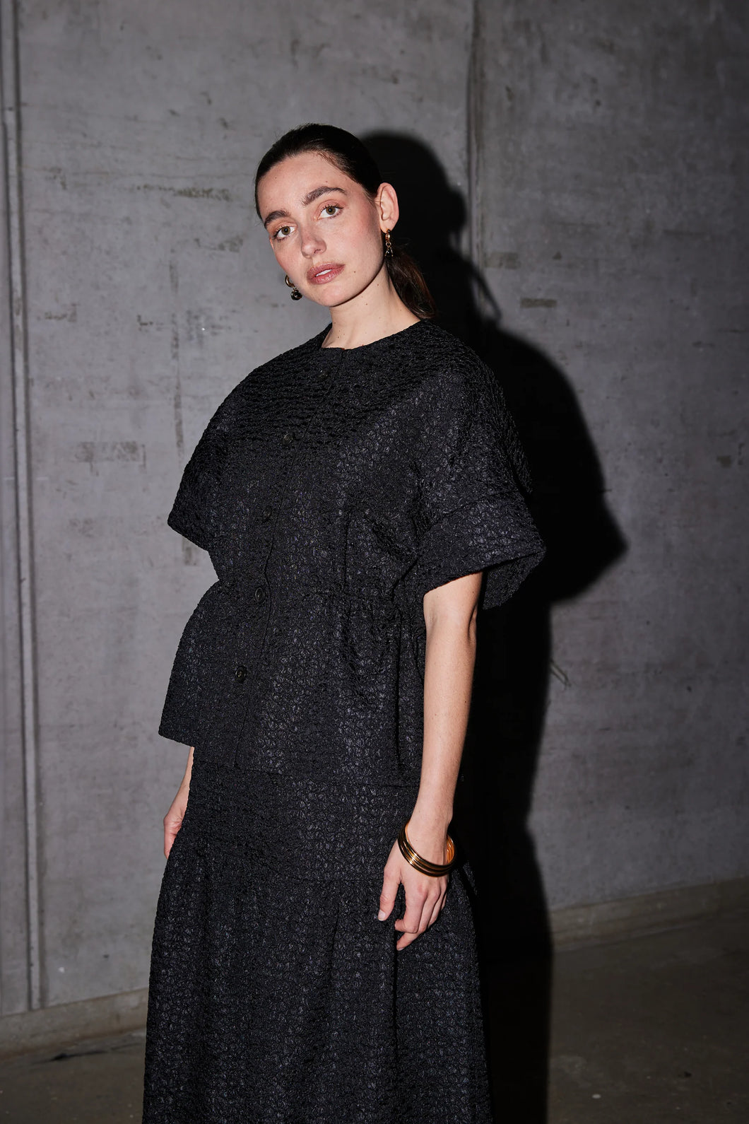 HEARTMADE, BINTA CAPE BLACK