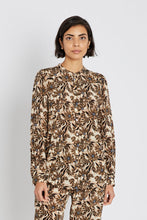 Indlæs billede til gallerivisning HEARTMADE, MABLE SHIRT SHITAKE PRINT BROWN
