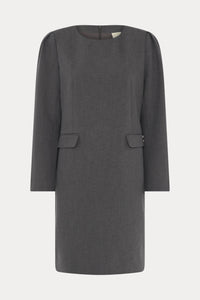 HEARTMADE, VETI HERRINGBONE DRESS