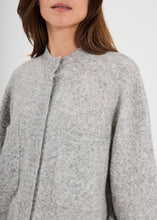 Indlæs billede til gallerivisning NORR, HALLI KNIT CARDIGAN LIGHT GREY