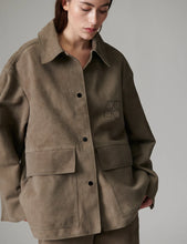 Indlæs billede til gallerivisning DAY, HARRY SUEDE JACKET, WALNUT