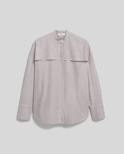 IVY OAK EVE COTTON SHIRT BROWN STRIPE
