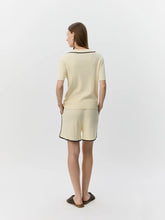 Indlæs billede til gallerivisning SOFIE SCHNOOR, JAMIE KNIT POLO OFF WHITE