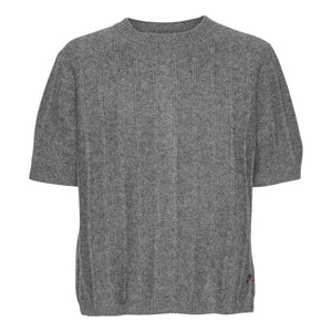 BETA,KATRINE SHORT SLEEVE GREY