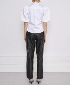 NOTES DU NORD. KIRA SHORT SLEEVE SHIRT - HVID