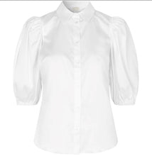 Indlæs billede til gallerivisning NOTES DU NORD. KIRA SHORT SLEEVE SHIRT - HVID