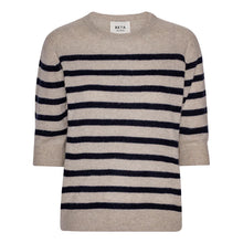 Indlæs billede til gallerivisning BETA, BIANCA STRIPED LADY SLEEVE SAND