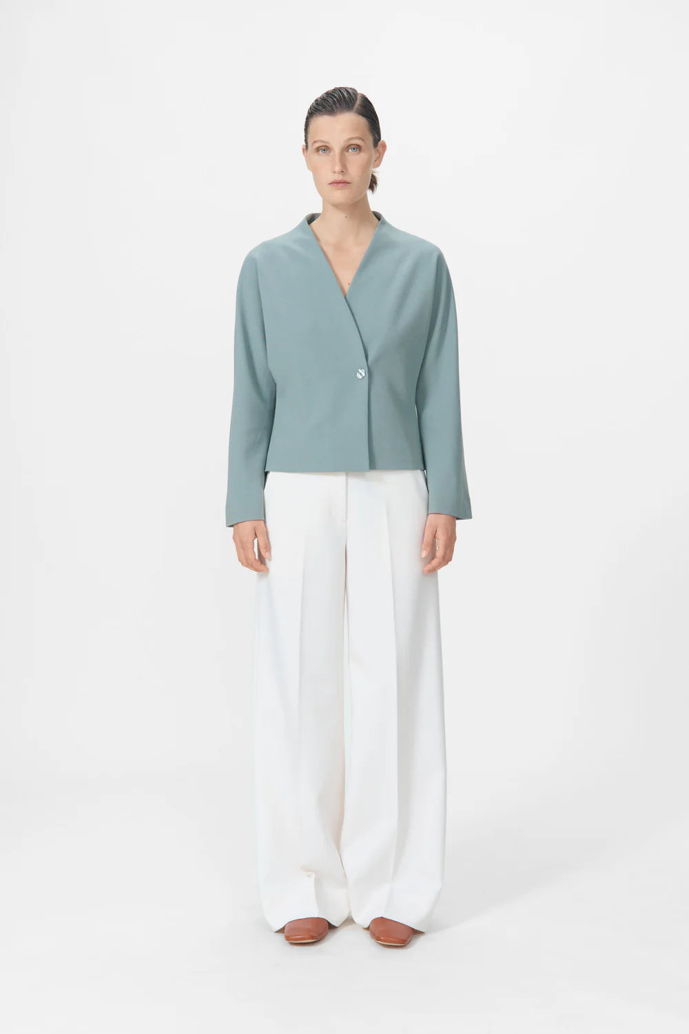 LOVECHILD, LARA BLOUSE SEA GREY