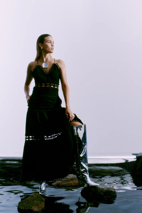COPENHAGEN MUSE, ASLEAH SKIRT BLACK