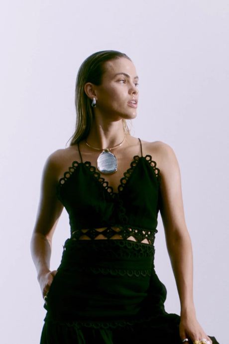 COPENHAGEN MUSE, ASLEAH TOP BLACK