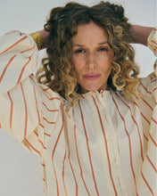 Indlæs billede til gallerivisning LA ROUGE, LOUISE SHIRT DRESS - SAND / ORANGE