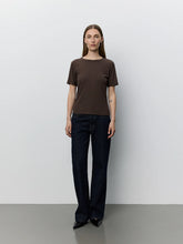 Indlæs billede til gallerivisning SOFIE SCHNOOR, MILANO STRAIGHT JEANS, DARK DENIM