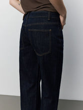 Indlæs billede til gallerivisning SOFIE SCHNOOR, MILANO STRAIGHT JEANS, DARK DENIM