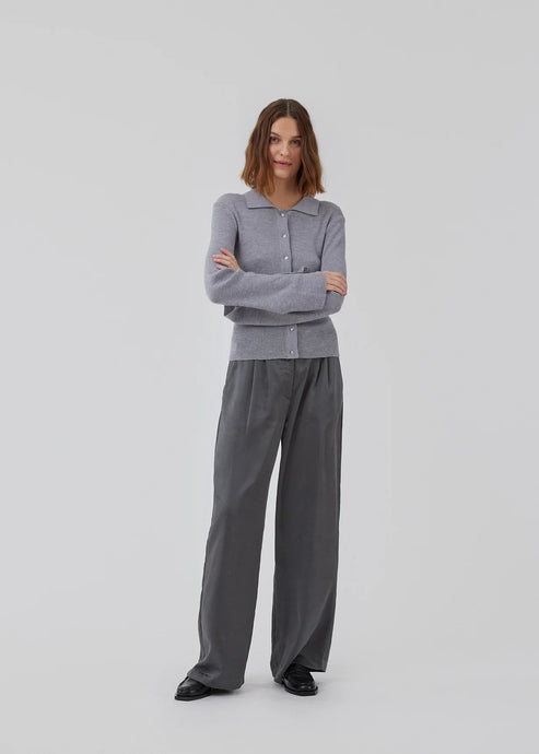 MODSTROM, HIROKI CARDIGAN GREY