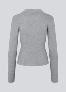 MODSTROM, HIROKI CARDIGAN GREY