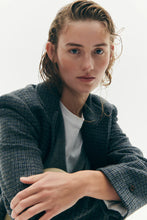 Indlæs billede til gallerivisning BETA, MOLLY BLAZER GREY CHECK
