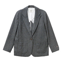 Indlæs billede til gallerivisning BETA, MOLLY BLAZER GREY CHECK