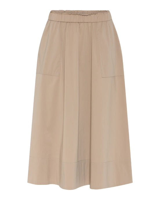 LA ROUGE, VILMA SKIRT DARK SAND