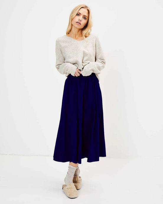 LA ROUGE, VILMA SKIRT NAVY