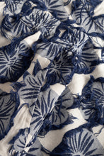 Indlæs billede til gallerivisning RUE DE TOKYO, FIL COUPE FLOWER NAVY