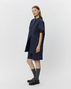 SOFIE SCHNOOR, PALOMASW CAPE - NAVY BLUE
