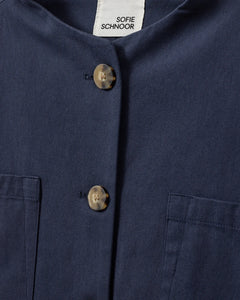 SOFIE SCHNOOR, PALOMASW CAPE - NAVY BLUE