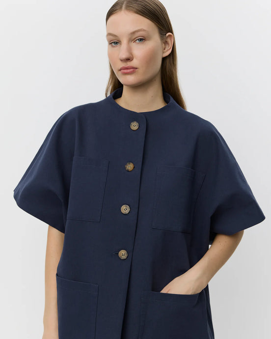 SOFIE SCHNOOR, PALOMASW CAPE - NAVY BLUE