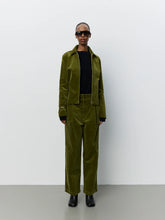 Indlæs billede til gallerivisning SOFIE SCHNOOR, PRIELLA FITTED CORDUROY JACKET, OLIVE GREEN