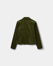 Indlæs billede til gallerivisning SOFIE SCHNOOR, PRIELLA FITTED CORDUROY JACKET, OLIVE GREEN
