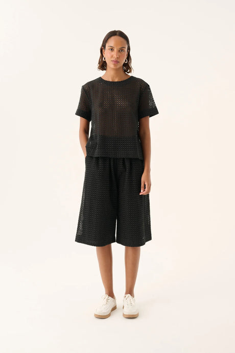 RUE DE TOKYO, SELIN BLOUSE BLACK