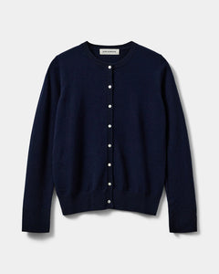 SOFIE SCHNOOR, CARDIGAN - NAVY