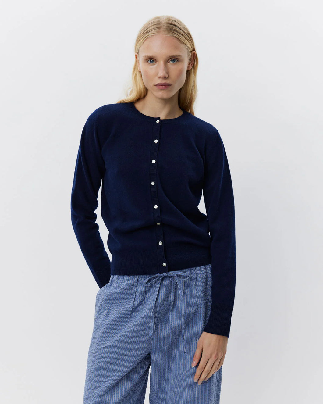 SOFIE SCHNOOR, CARDIGAN - NAVY