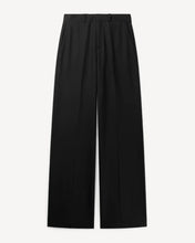 Indlæs billede til gallerivisning HERMAN, FH024 WIDE LEG WOOL PANTS BLACK