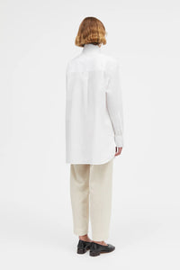 MARK TAN, SUNDAY MONOGRAM SHIRT WHITE