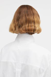MARK TAN, SUNDAY MONOGRAM SHIRT WHITE