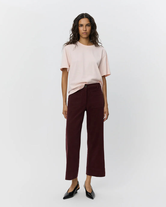 SOFIE SCHNOOR - TOULOUSSSW TROUSERS - PLUM