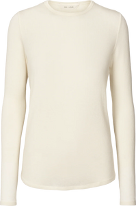 GAI & LISVA, THYRE L/S WOOL TOP OFF WHITE