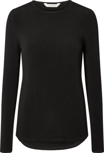 GAI & LISVA, THYRE L/S WOOL TOP BLACK