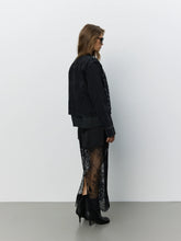 Indlæs billede til gallerivisning SOFIE SCHNOOR, VALETTE DENIM HUSSAR JACKET, WASHED BLACK