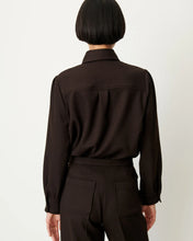 Indlæs billede til gallerivisning SESSÚN, THEODORE SHORT SHIRT, EBENE